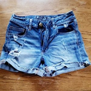 American eagle high waisted stretch shorts